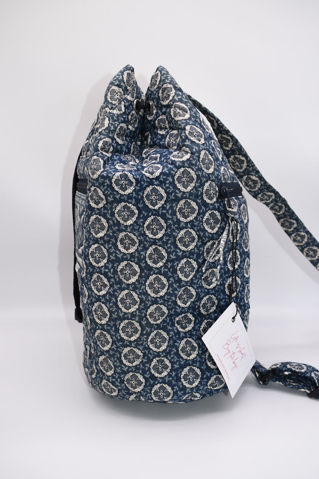 Vintage Vera Bradley Sling Bag in "Indigo - 1997" Pattern