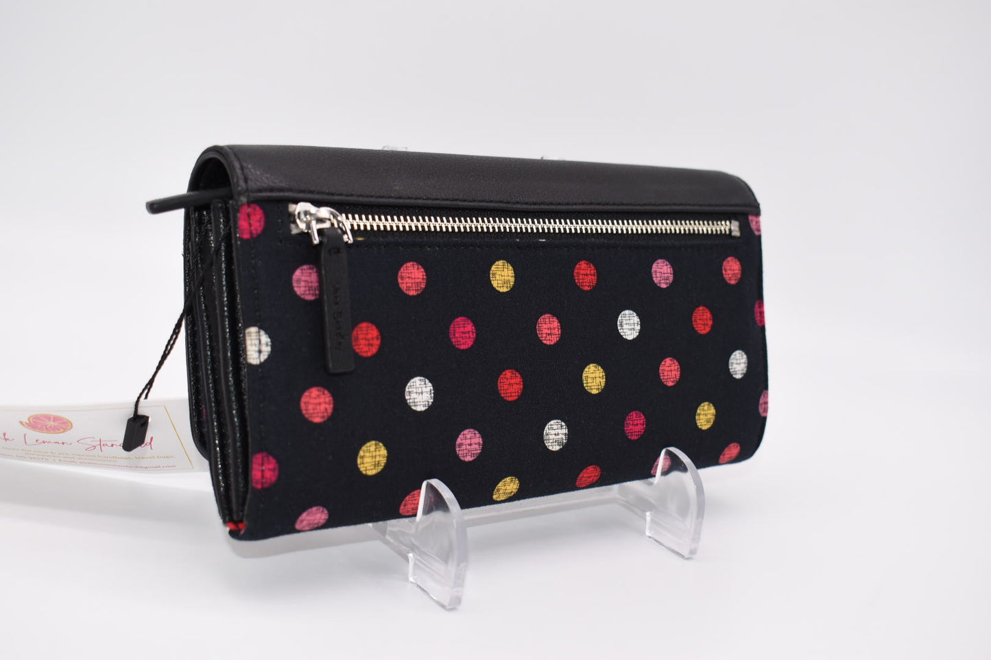 Vera Bradley RFID Audrey Wallet in "Havana Dots" Pattern