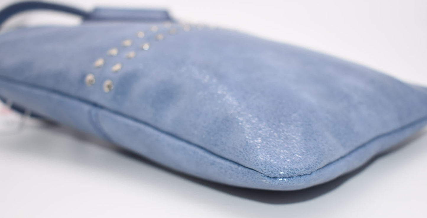 Hobo Sable Azure Studded Wristlet