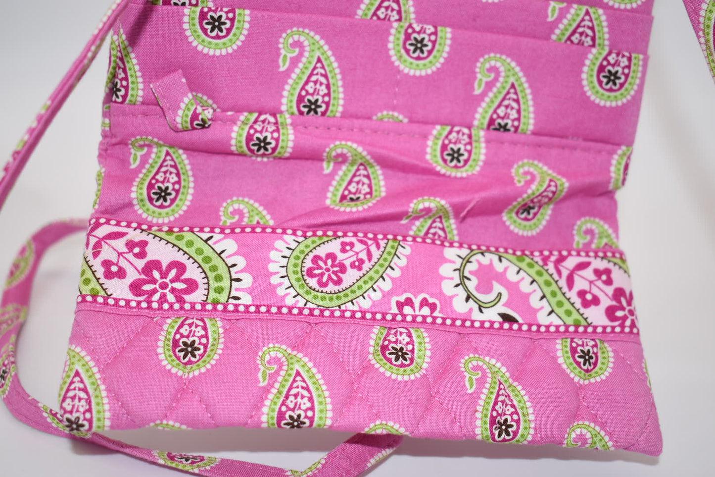 Vera Bradley Strap Wallet in "Bermuda Pink" Pattern