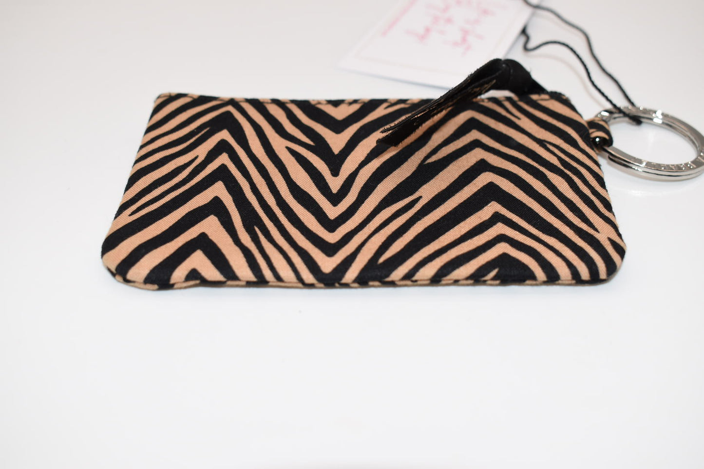 Vera Bradley Zip ID Case in "Zebra" Pattern