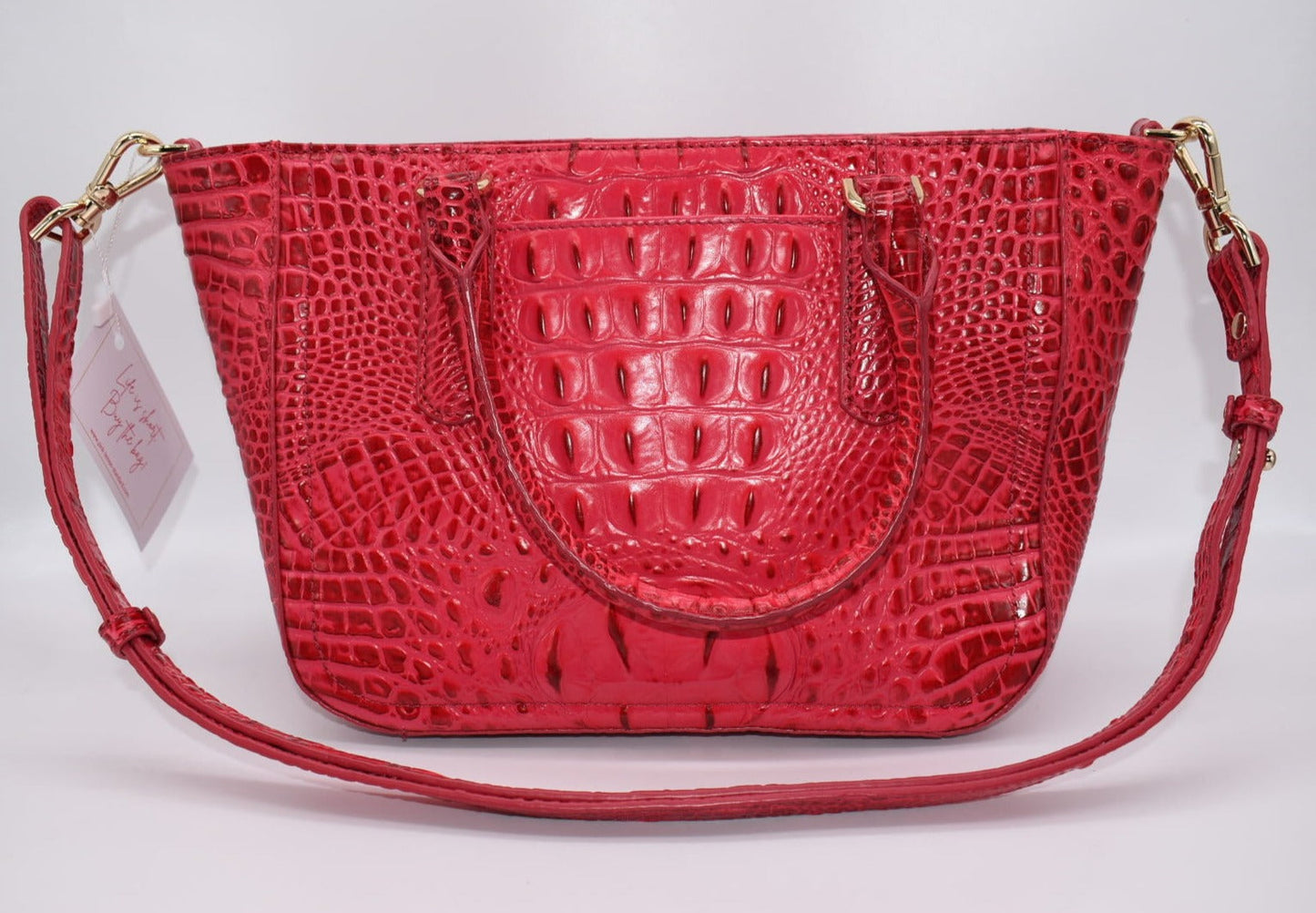 Brahmin Small Ashlee Satchel Bag in Sweetheart Ombre Melborne