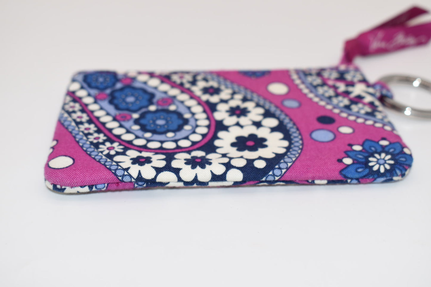 Vera Bradley Zip ID Case in "Boysenberry" Pattern