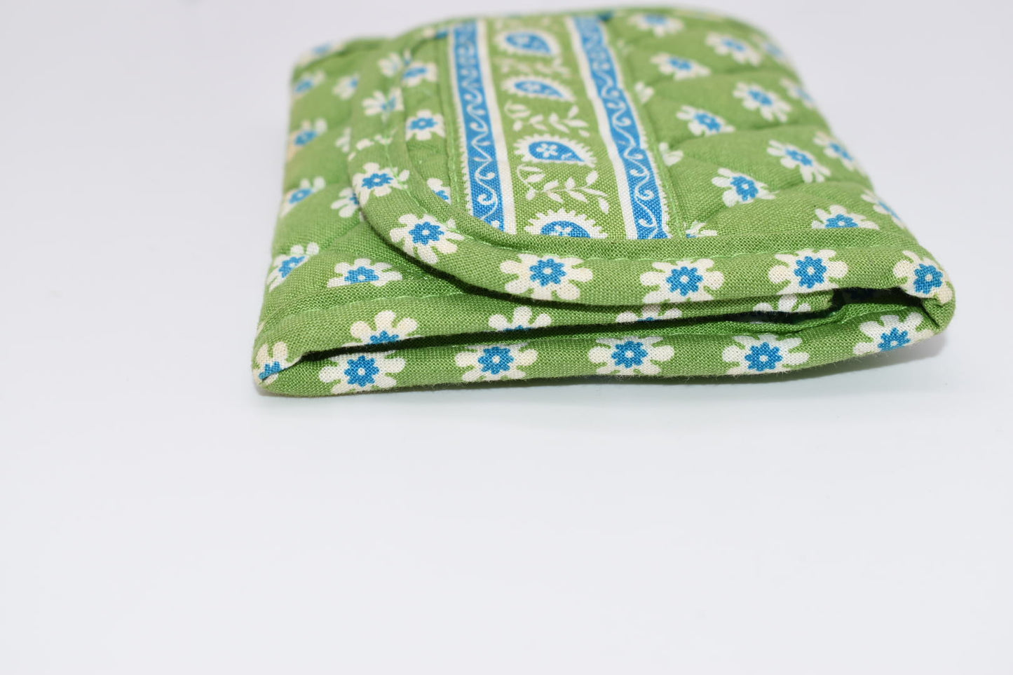 Vera Bradley Mini Trifold Wallet in "Apple Green" Pattern