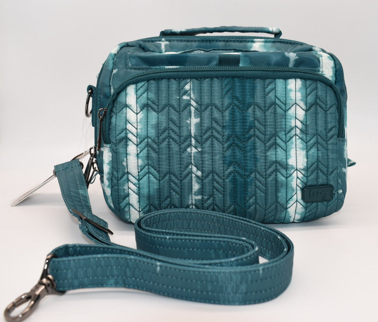 Lug Mini Ranger Crossbody Bag in Shibori Teal