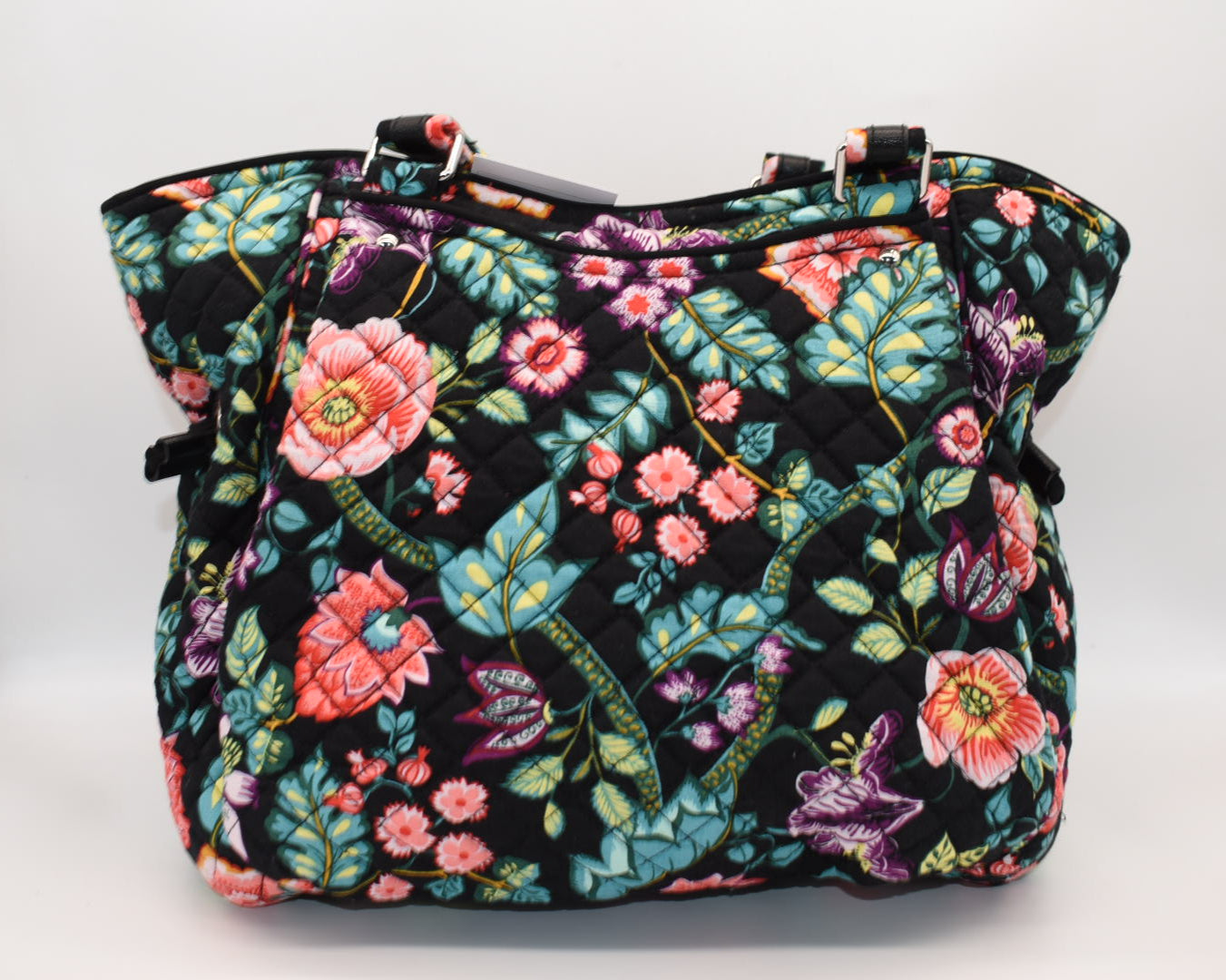 Vera Bradley Glenna Satchel Bag in "Floral Vines" Pattern