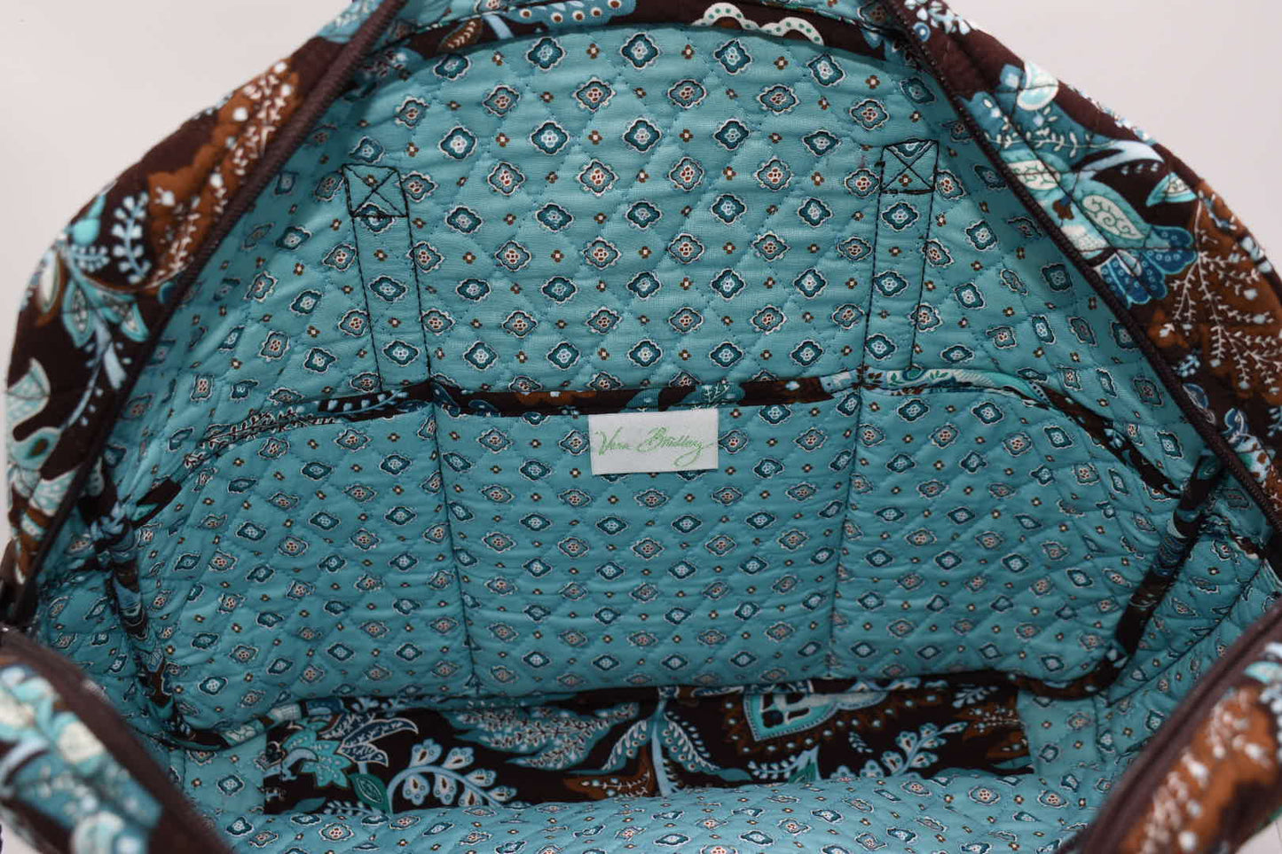 Vera Bradley Laptop /Commuter Bag in "Java Blue" Pattern