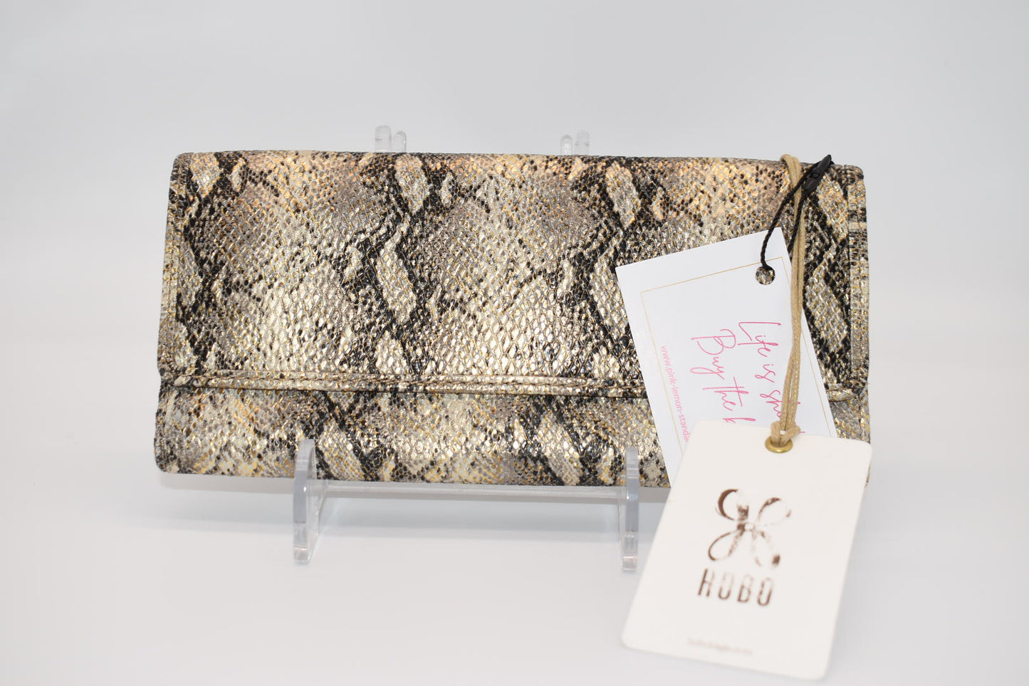 HOBO Ardor Wallet in Glam Snake