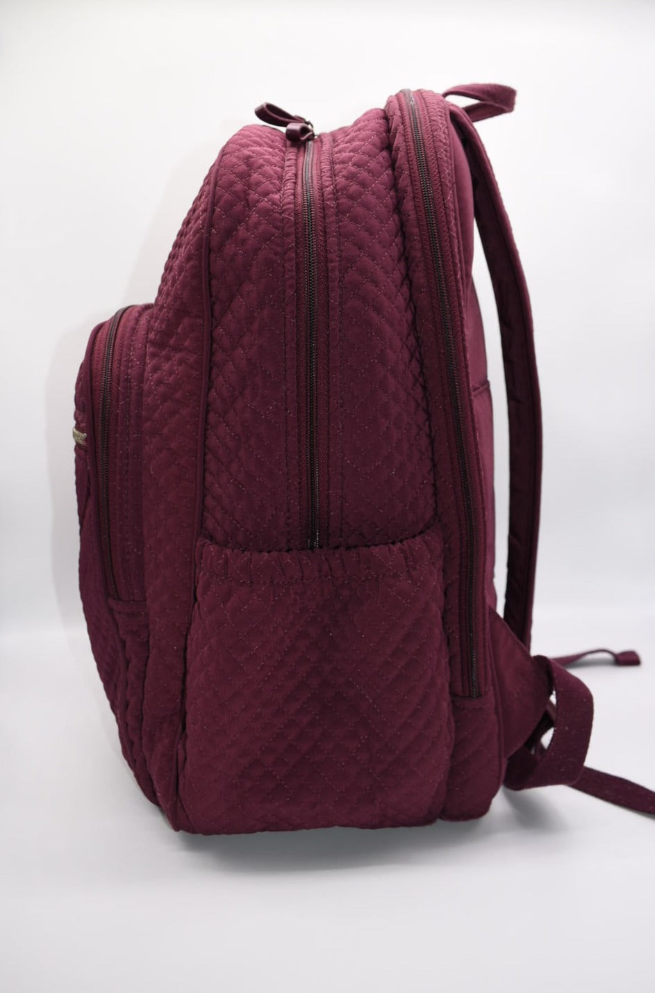 Vera Bradley Microfiber Campus Backpack in "Mulled Wine"