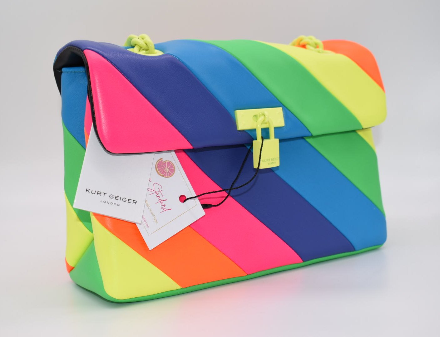 Kurt Geiger London Brixton Convertible Bag in Rainbow Multi