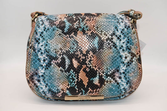 Brahmin Small Nadine Crossbody Bag in Ocean Lilyana