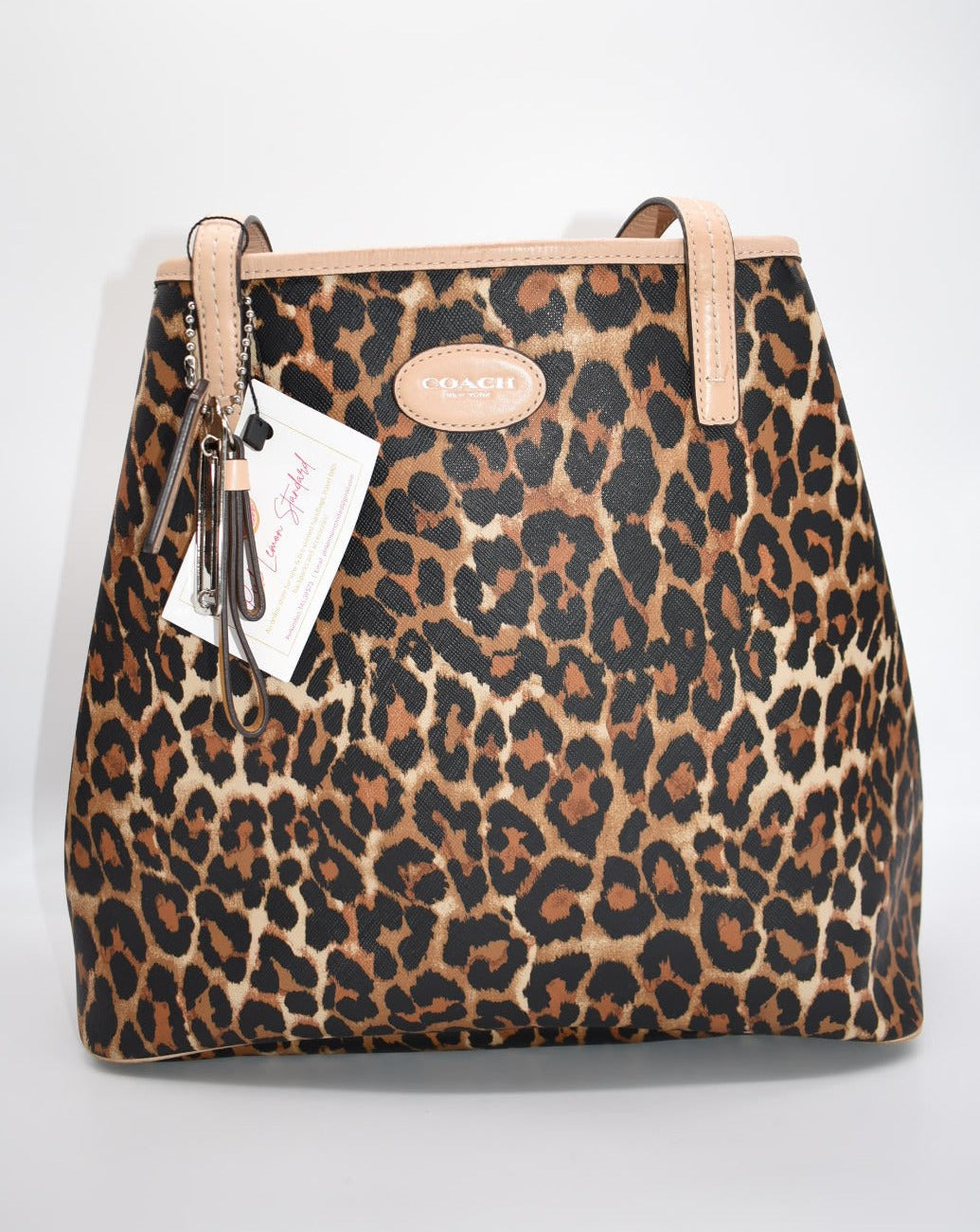 Leopard Coach Leopard Tote deals