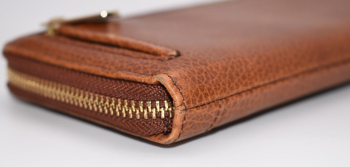 Brahmin Suri Wallet in Cognac Newbury