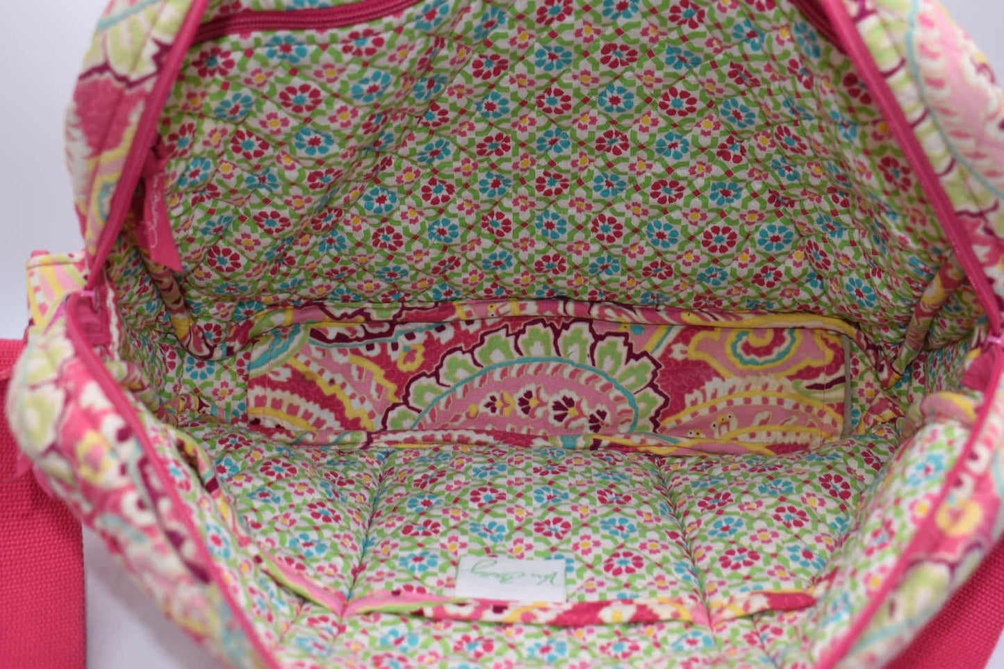 Vera Bradley Laptop /Commuter Bag in "Capri Melon" Pattern