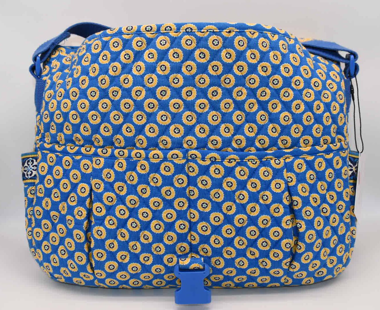 Vera Bradley Messenger/Laptop Bag in "Riviera Blue" Pattern