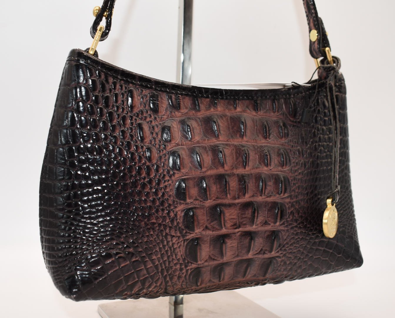 Brahmin Lorelei Shoulder Bag in Dark Brown Cocoa Melbourne