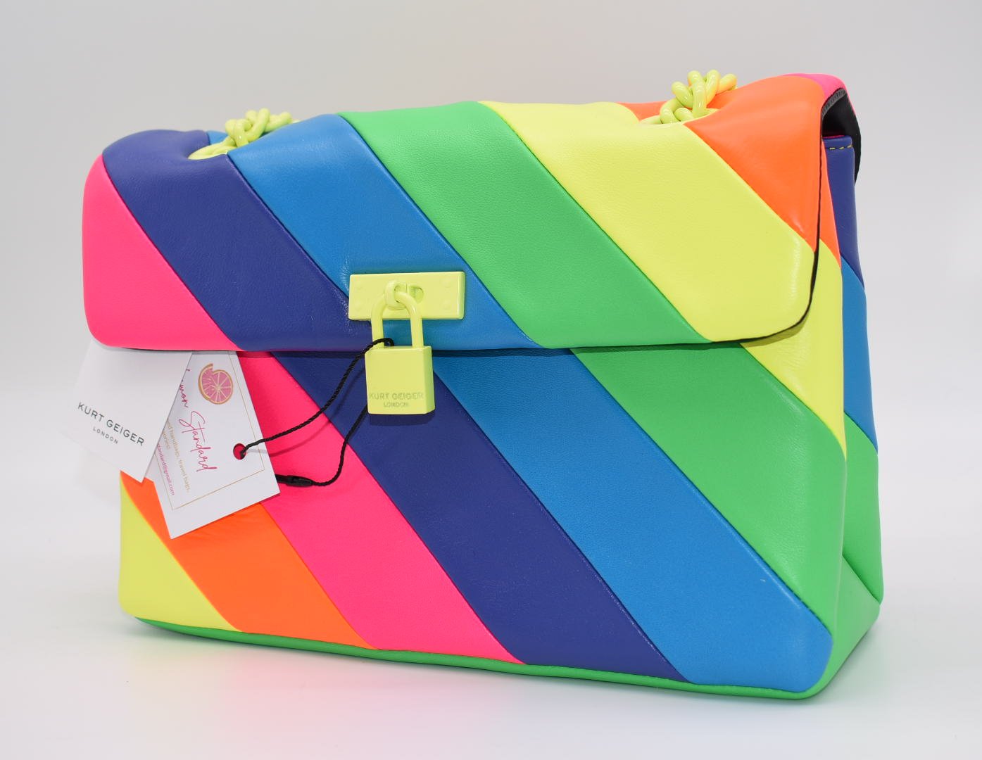 Kurt Geiger London Brixton Convertible Bag in Rainbow Multi