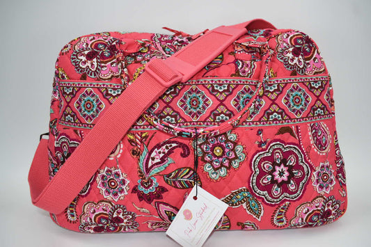 Vera Bradley Weekender Travel Bag in "Call Me Coral" Pattern