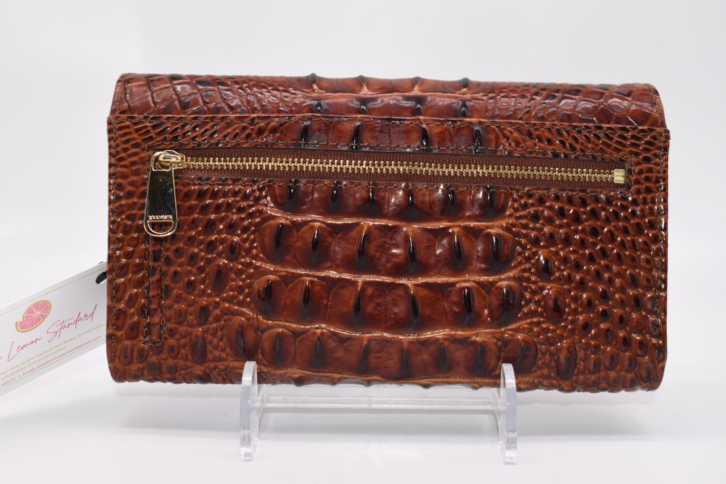 Brahmin Polly Crossbody Bag in Pecan Melbourne