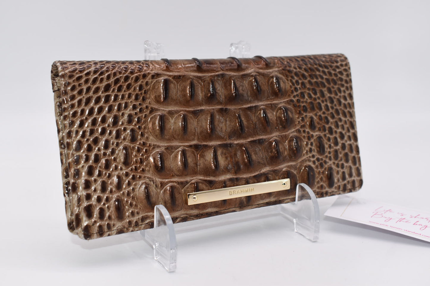 Brahmin Ady Wallet in Bark Melbourne