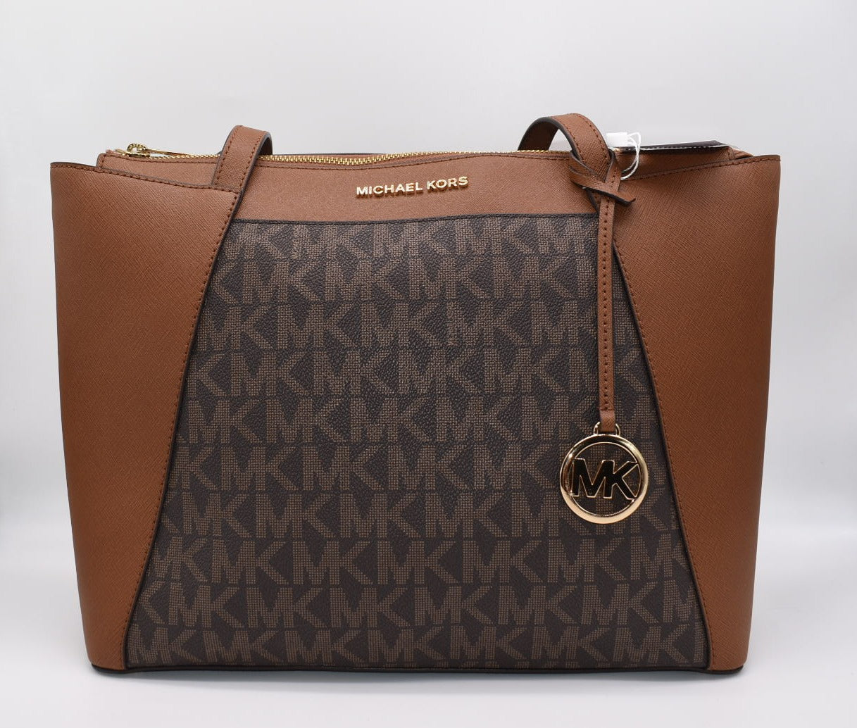 Michael kors maddie medium leather tote sale