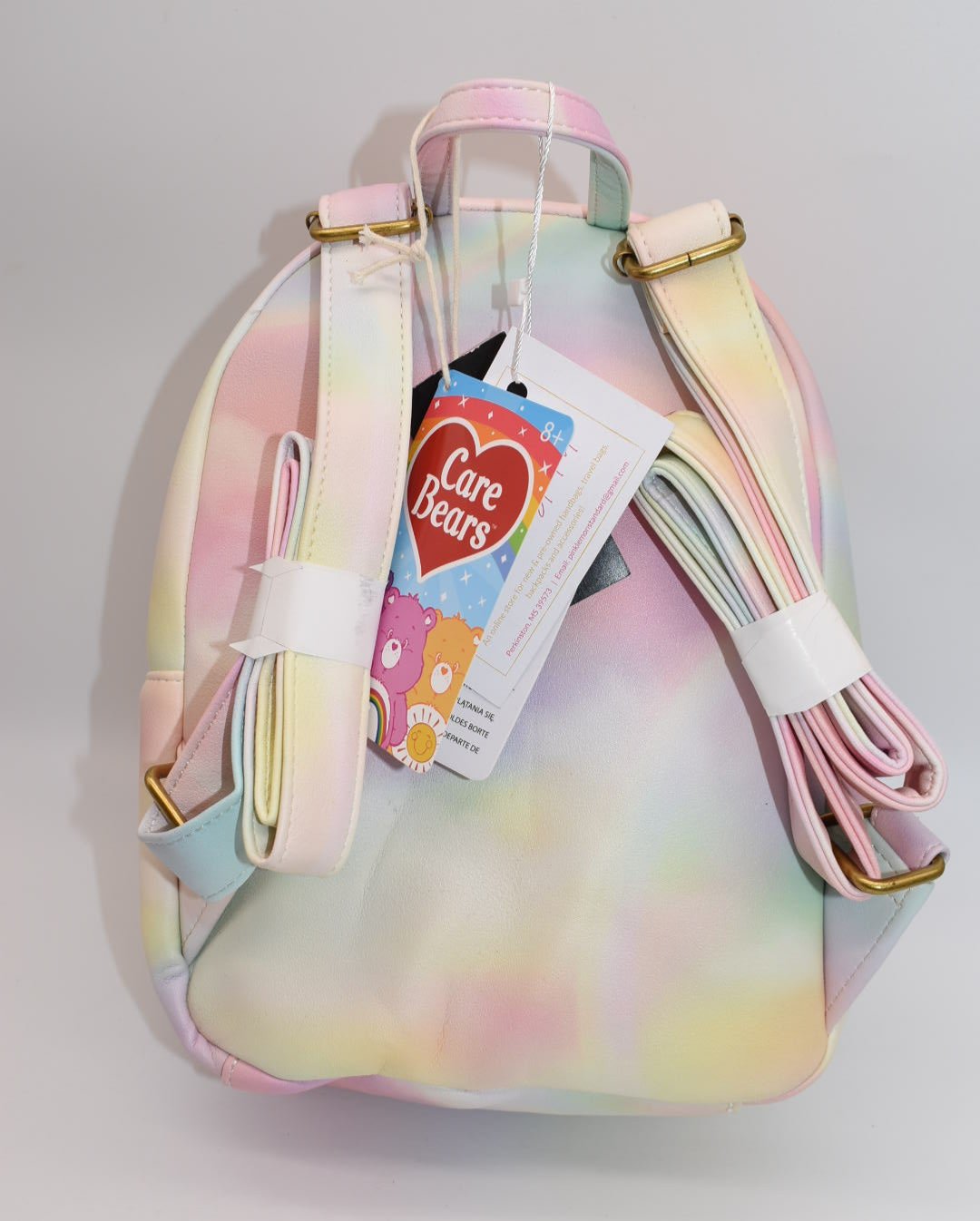 Loungefly Care Bears Rainbow Tie-Dye Mini Backpack