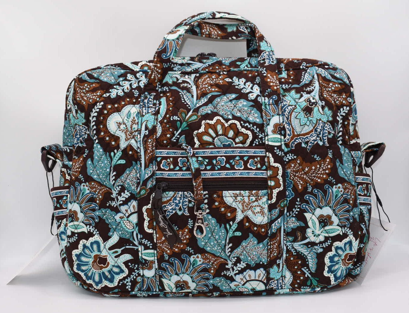 Vera Bradley Laptop /Commuter Bag in "Java Blue" Pattern