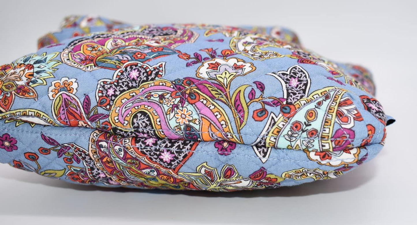 Vera Bradley Triple Zip Hipster Crossbody Bag in Provence Paisley