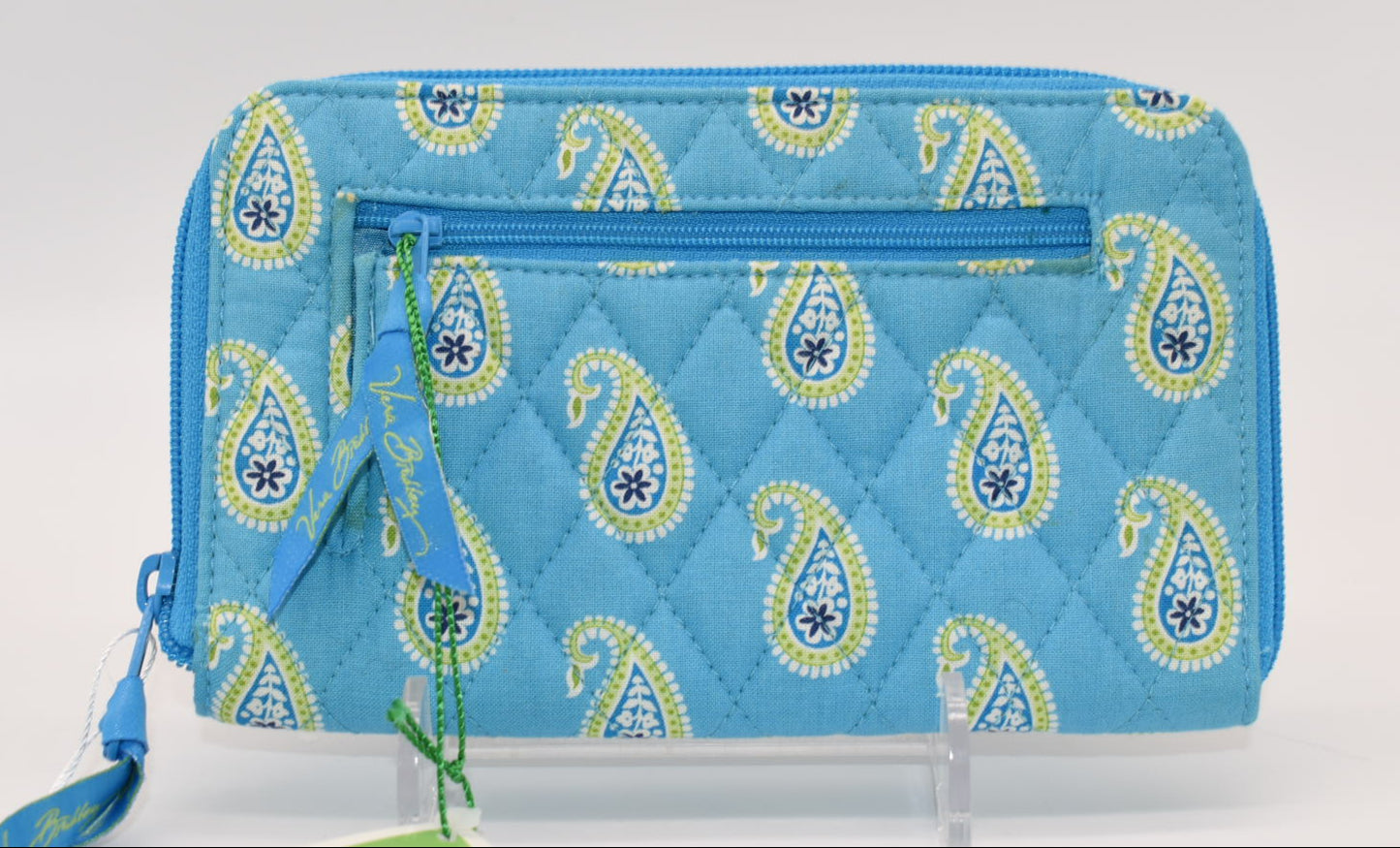 Vera Bradley Zip Around Wallet in "Bermuda Blue - 2005"