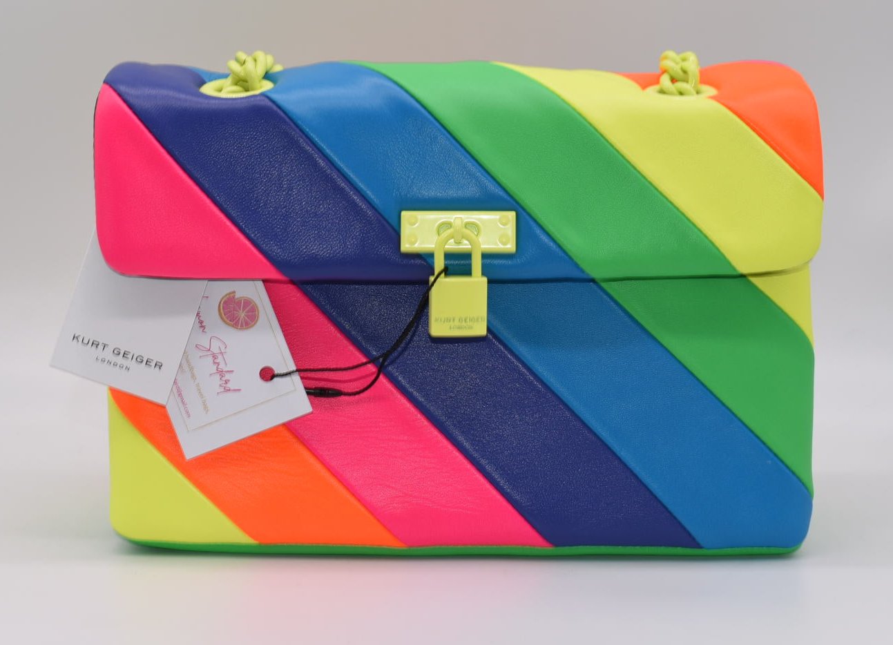 Kurt Geiger London Brixton Convertible Bag in Rainbow Multi