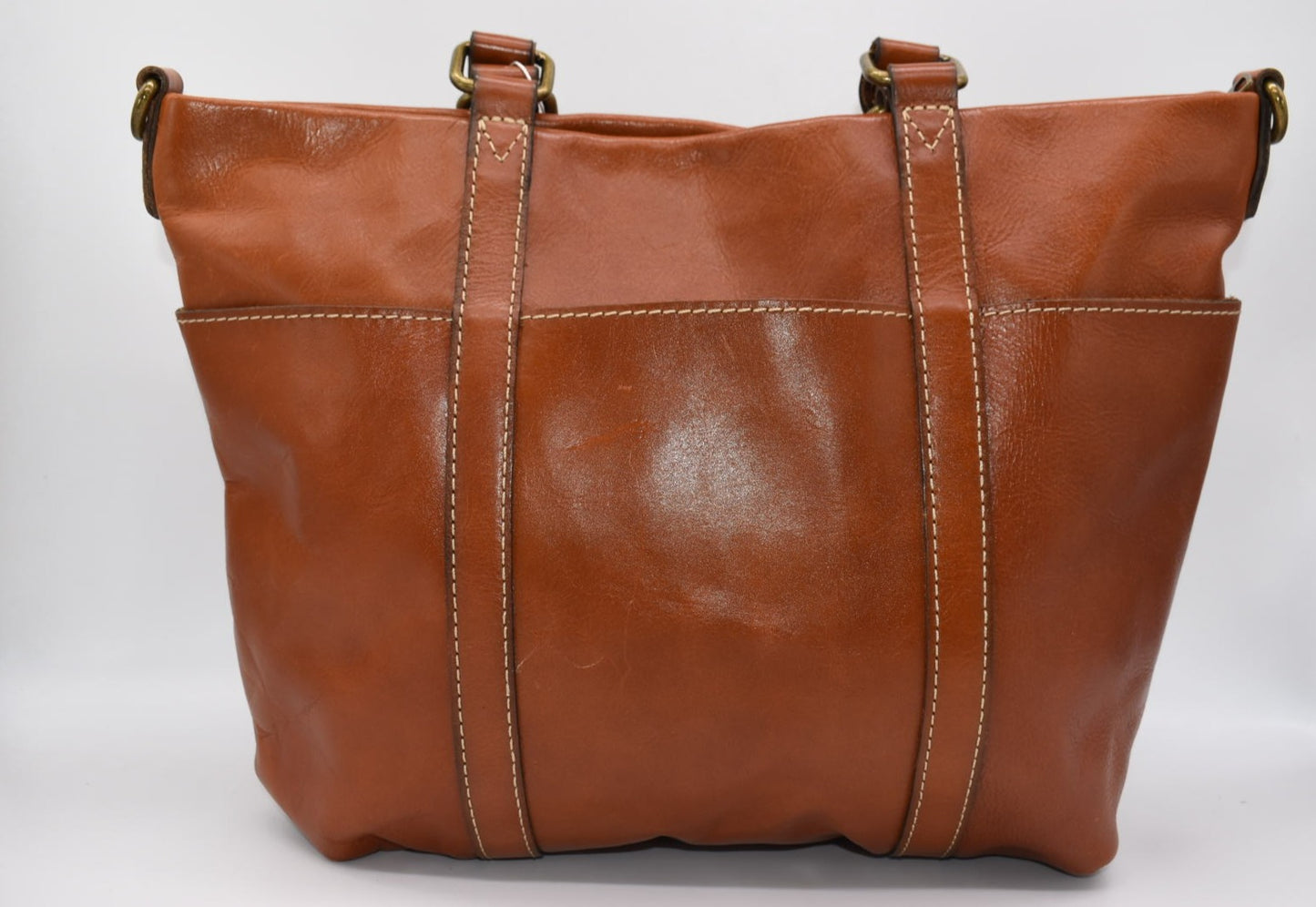 Patricia Nash Carducci Pocket Tote Bag in Heritage Tan