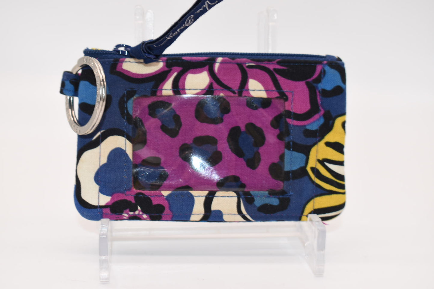 Vera Bradley Zip ID Case in "African Violet" Pattern