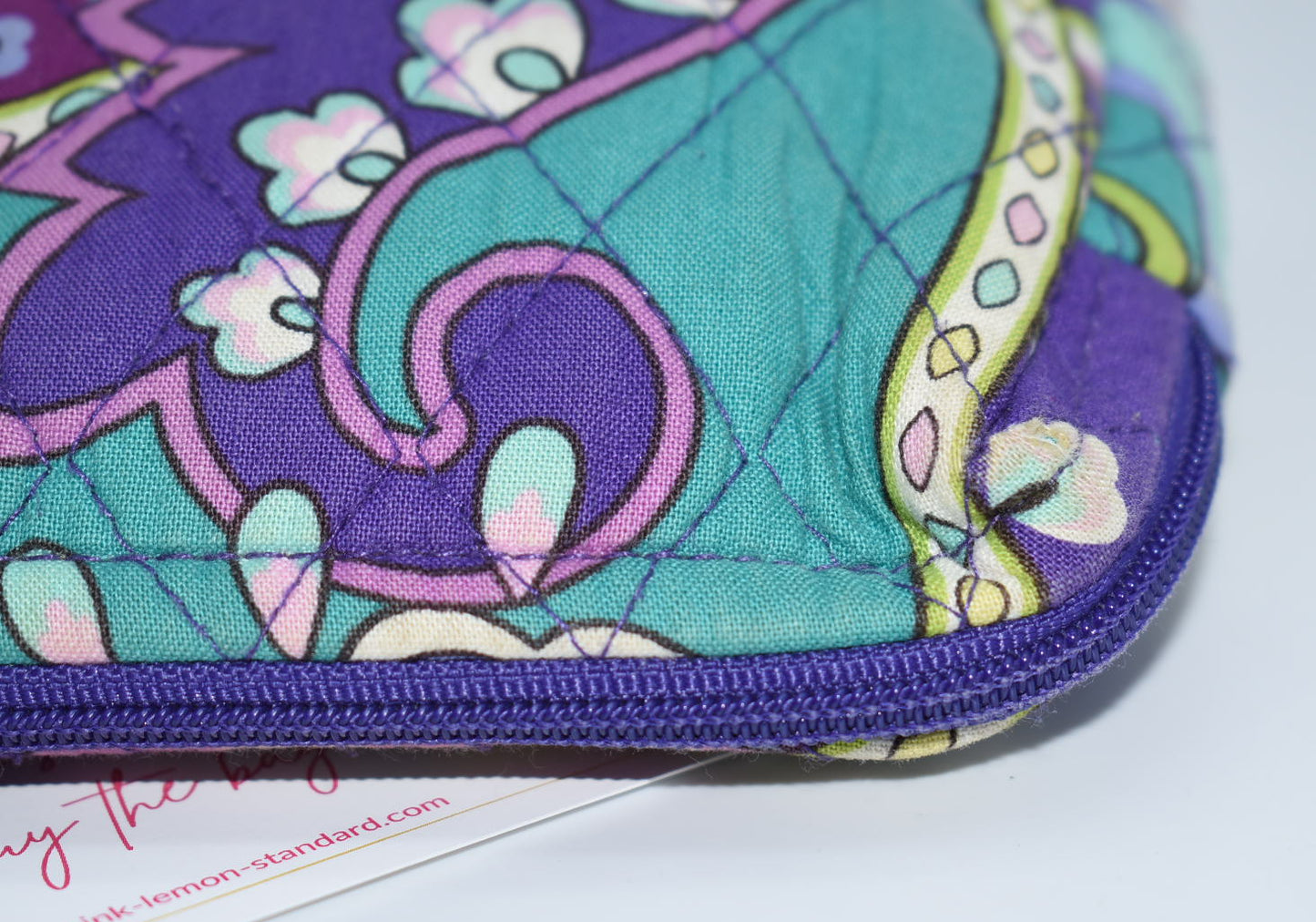 Vera Bradley Small Cosmetic Bag in "Heather" Pattern