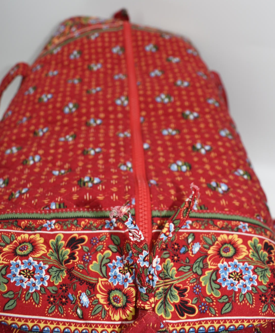 Vera Bradley Large Duffle Bag in "Provincial Red - 2000" Pattern