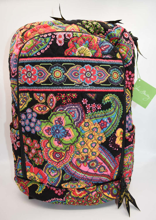 Vera Bradley Laptop Backpack in "Symphony in Hue" Pattern