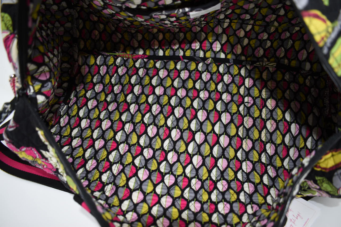 Vera Bradley Large Sports Duffel Bag in "Moon Blooms" Pattern