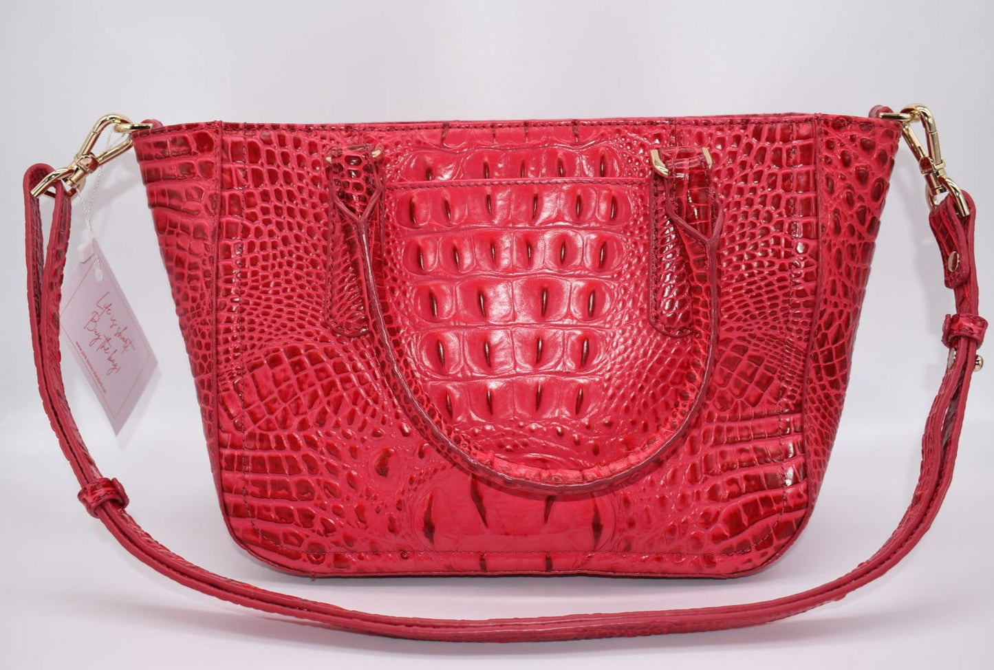 Brahmin Small Ashlee Satchel Bag in Sweetheart Ombre Melborne