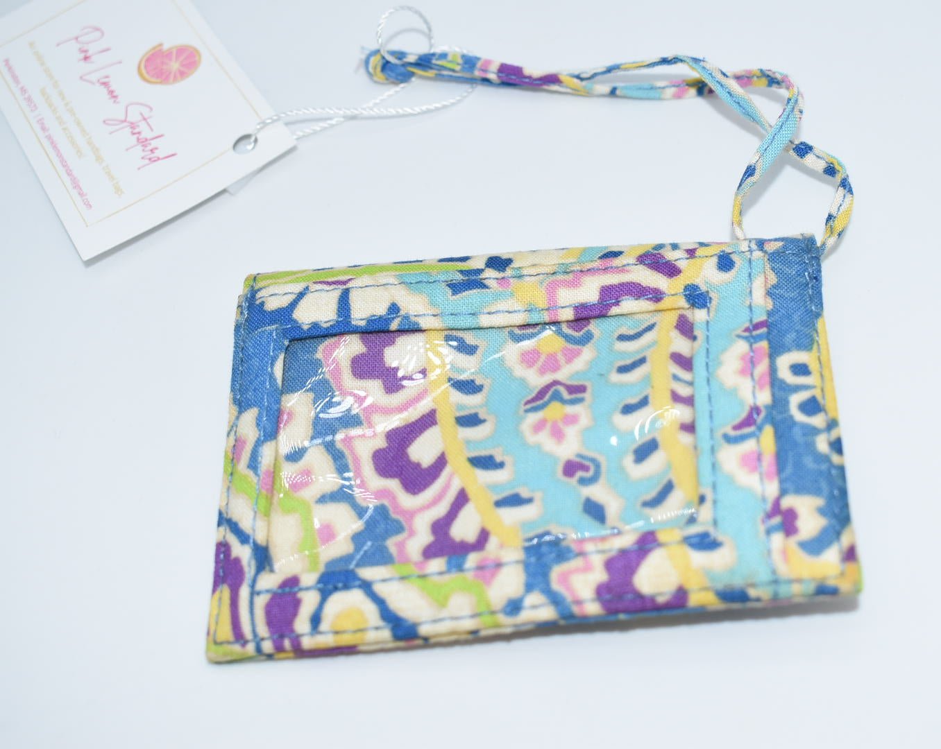 Vera Bradley Luggage Tag in "Capri Blue" Pattern