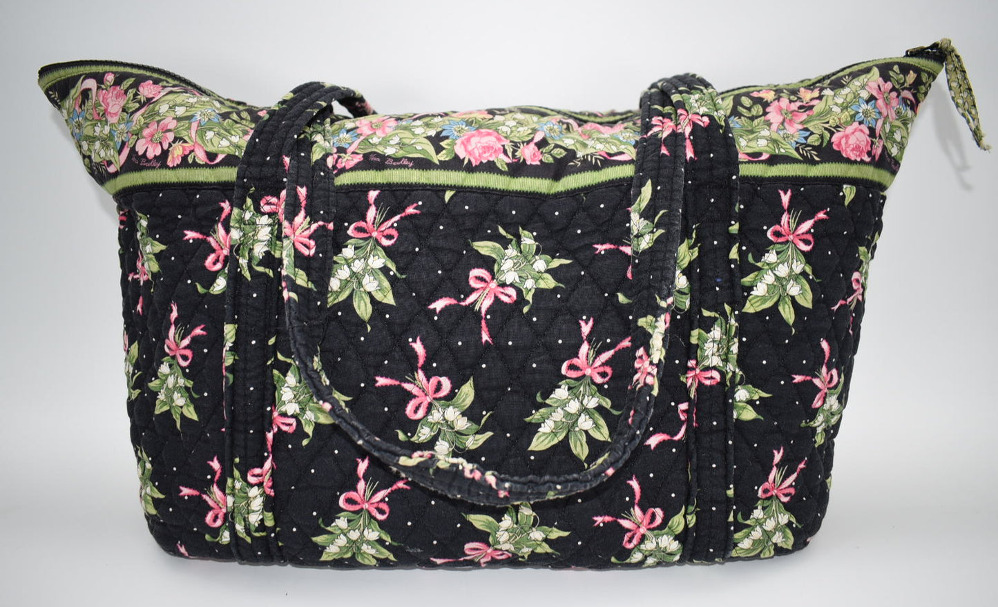 Vera Bradley Large Miller Travel Tote Bag in "New Hope-1999" Pattern