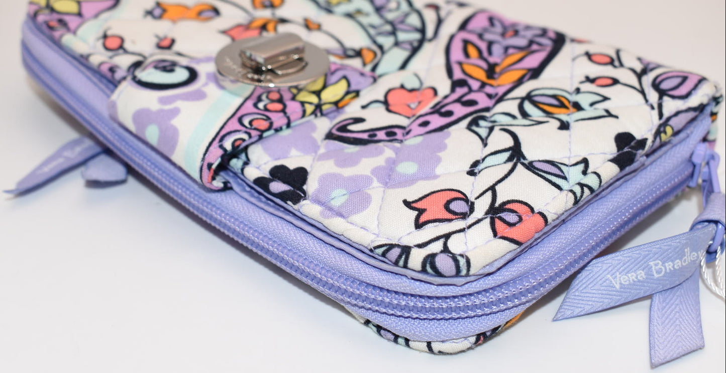 Vera Bradley RFID Turnlock Wallet in "Maddalena Paisley" Pattern