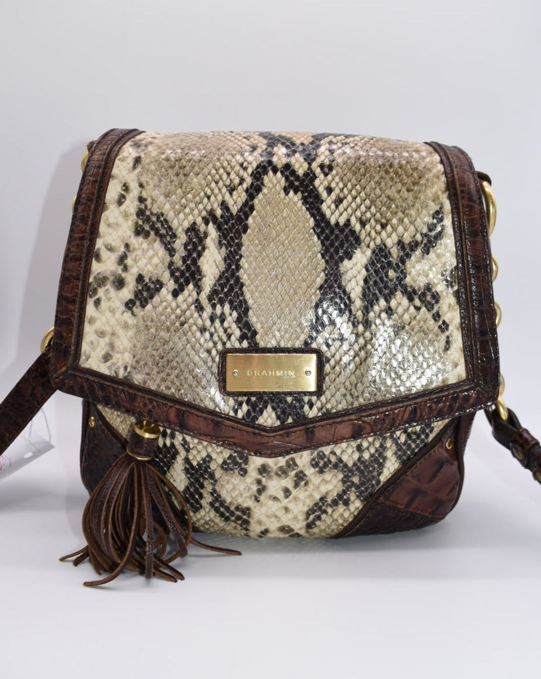 Brahmin Original Design Margo Crossbody Bag with Chain