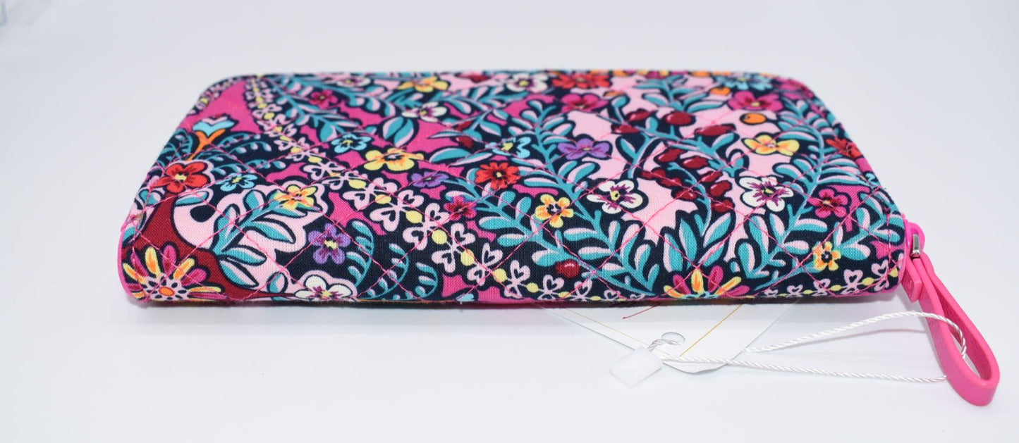 Vera Bradley Iconic RFID Georgia Wallet in "Kaleidoscope" Pattern