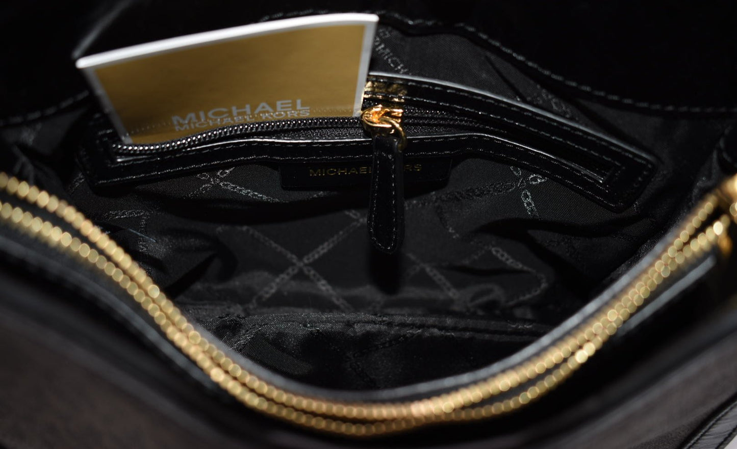 Michael Kors Whitney Small Logo and Leather Shoulder Bag