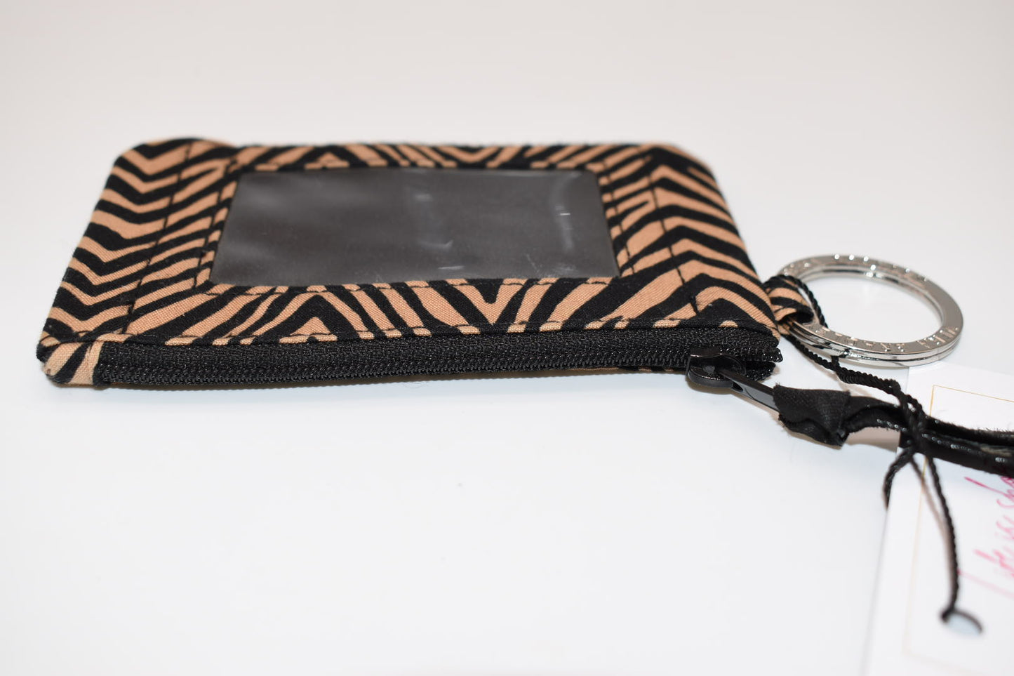 Vera Bradley Zip ID Case in "Zebra" Pattern