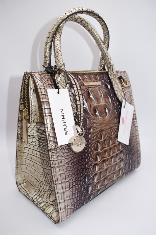 Brahmin Ombre Melbourne Small Caroline Satchel