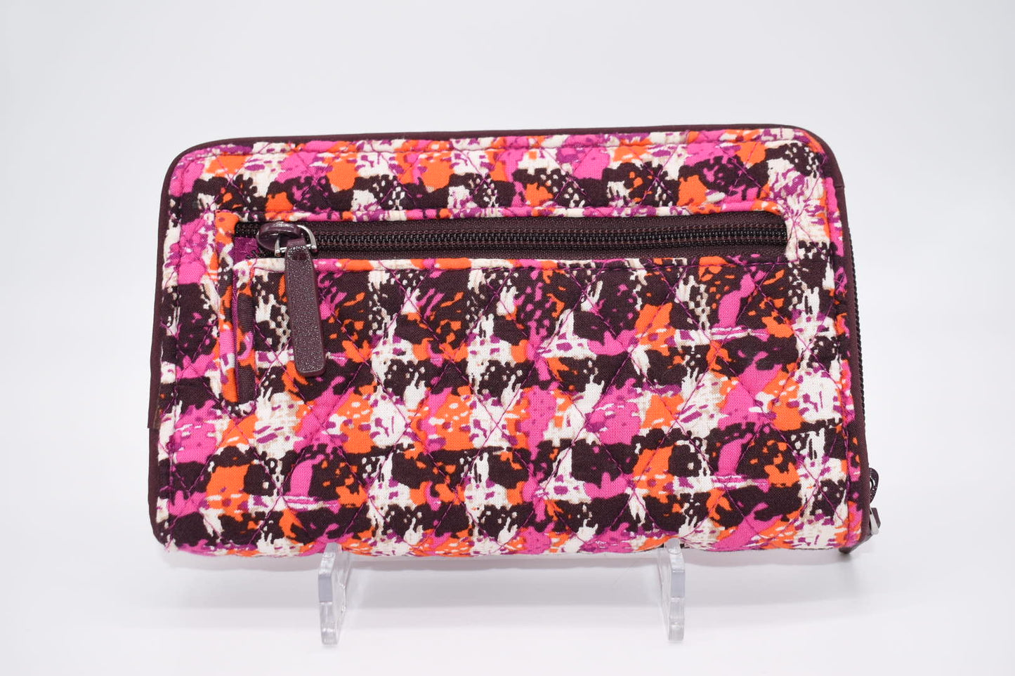 Vera Bradley RFID Turnlock Wallet in "Houndstooth Tweed" Pattern