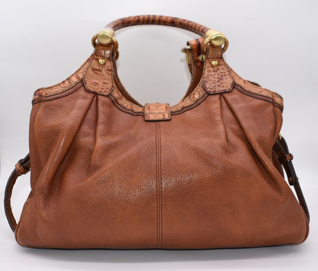 Brahmin Elisa Hobo Bag in Tri-Texture