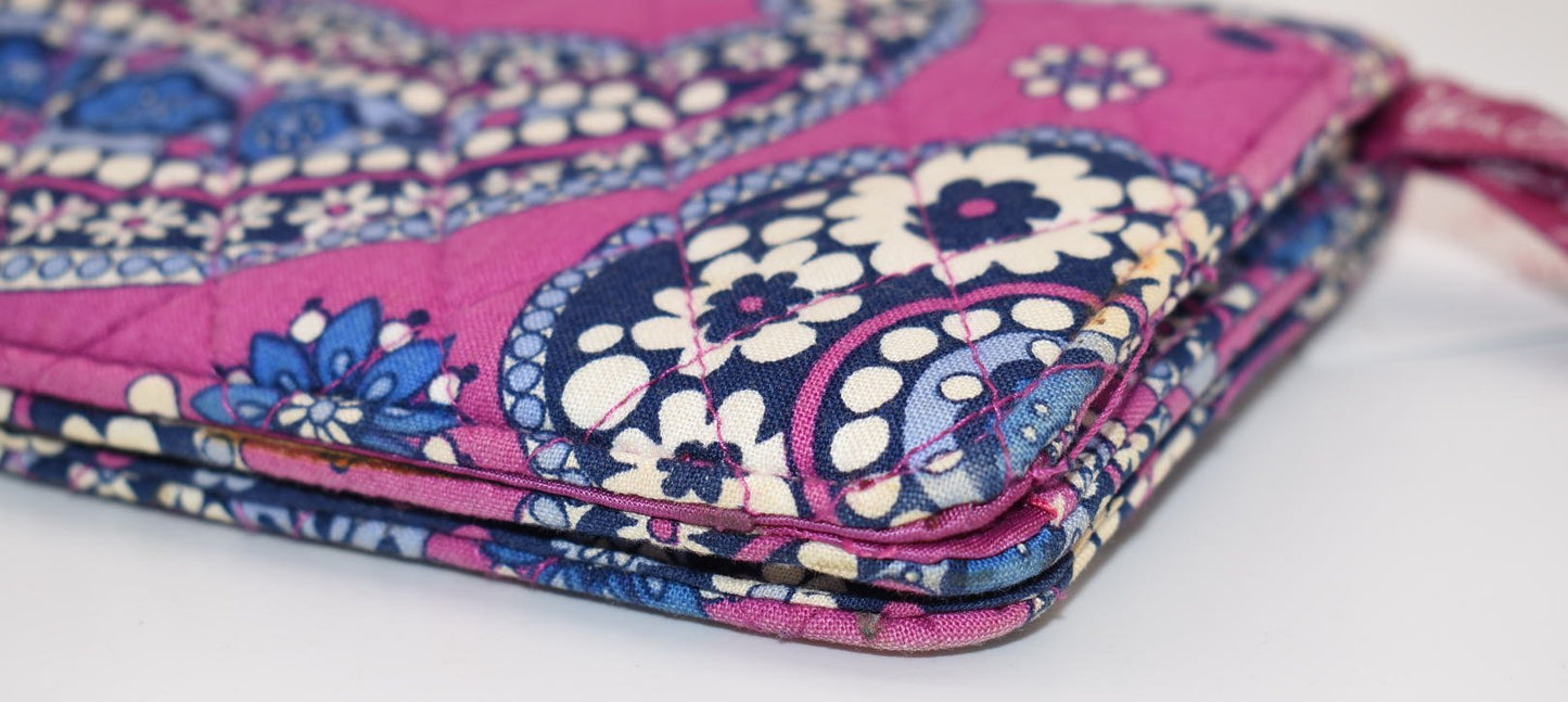 Vera Bradley Travel Wallet in "Boysenberry" Pattern