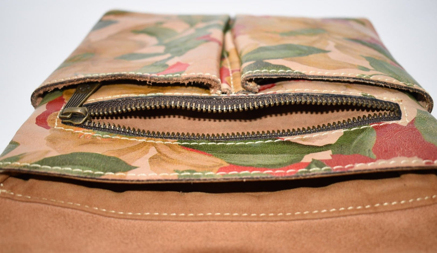 Patricia Nash Granada Crossbody Bag in Vintage Spring Lily