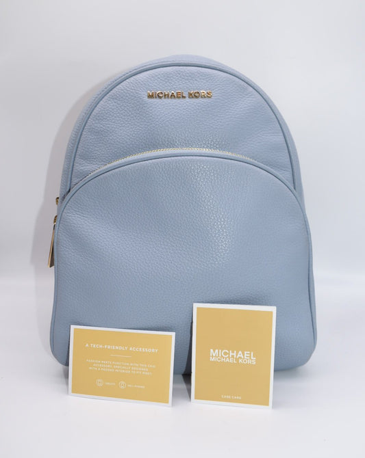 Michael Kors Abbey Medium Pebble Leather Backpack